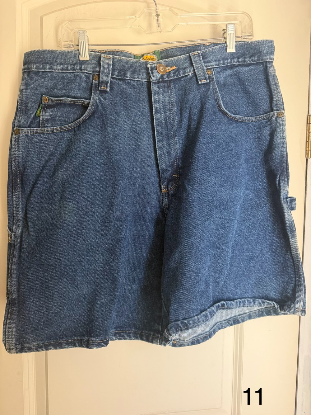 Cabelas Mens Utility Denim Jeans Carpenter Shorts 38 Medium Wash casual